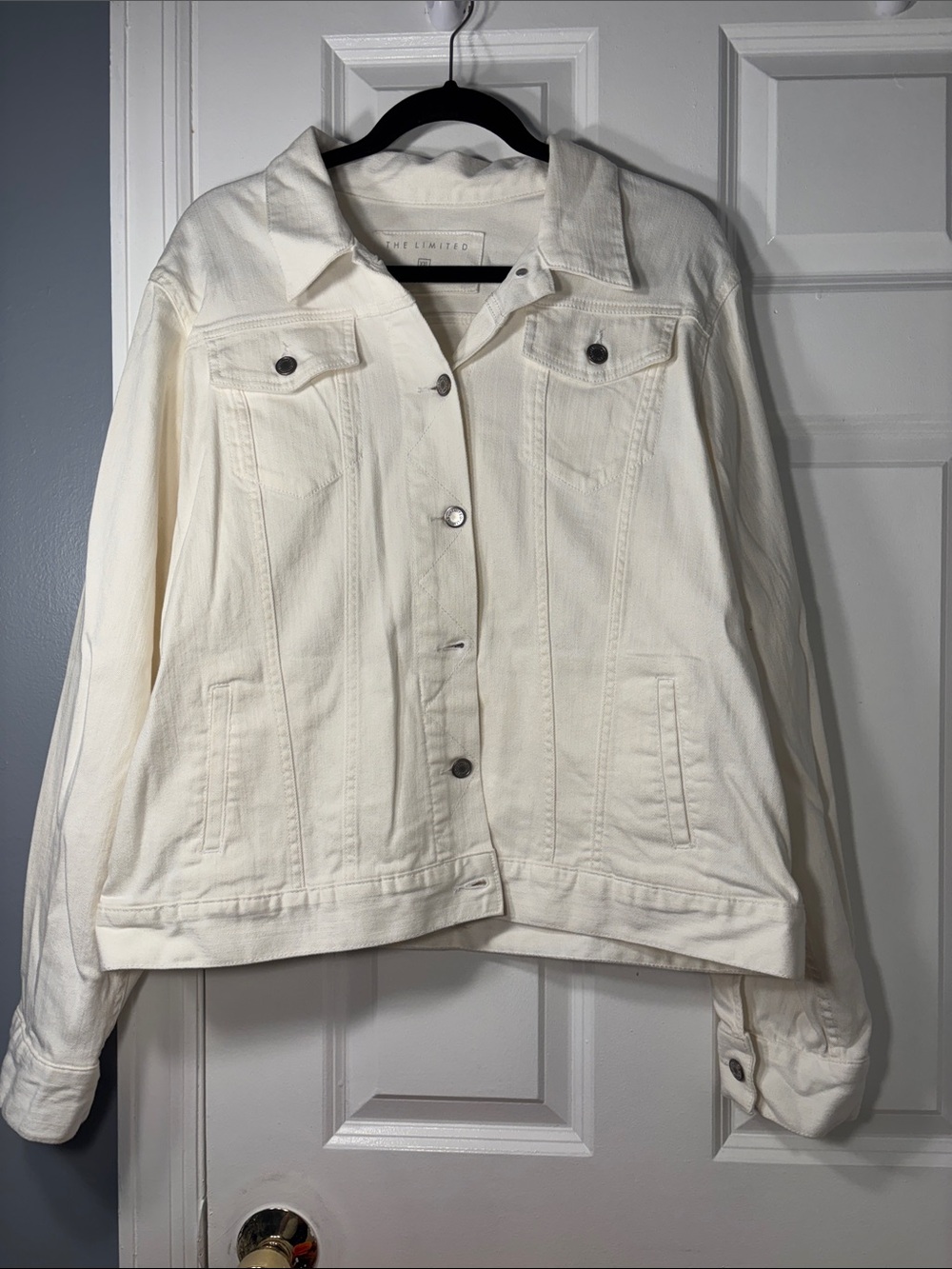 The Limited White Denim Jacket XXL New Without Tags